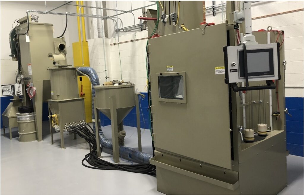 medical parts bead blasting