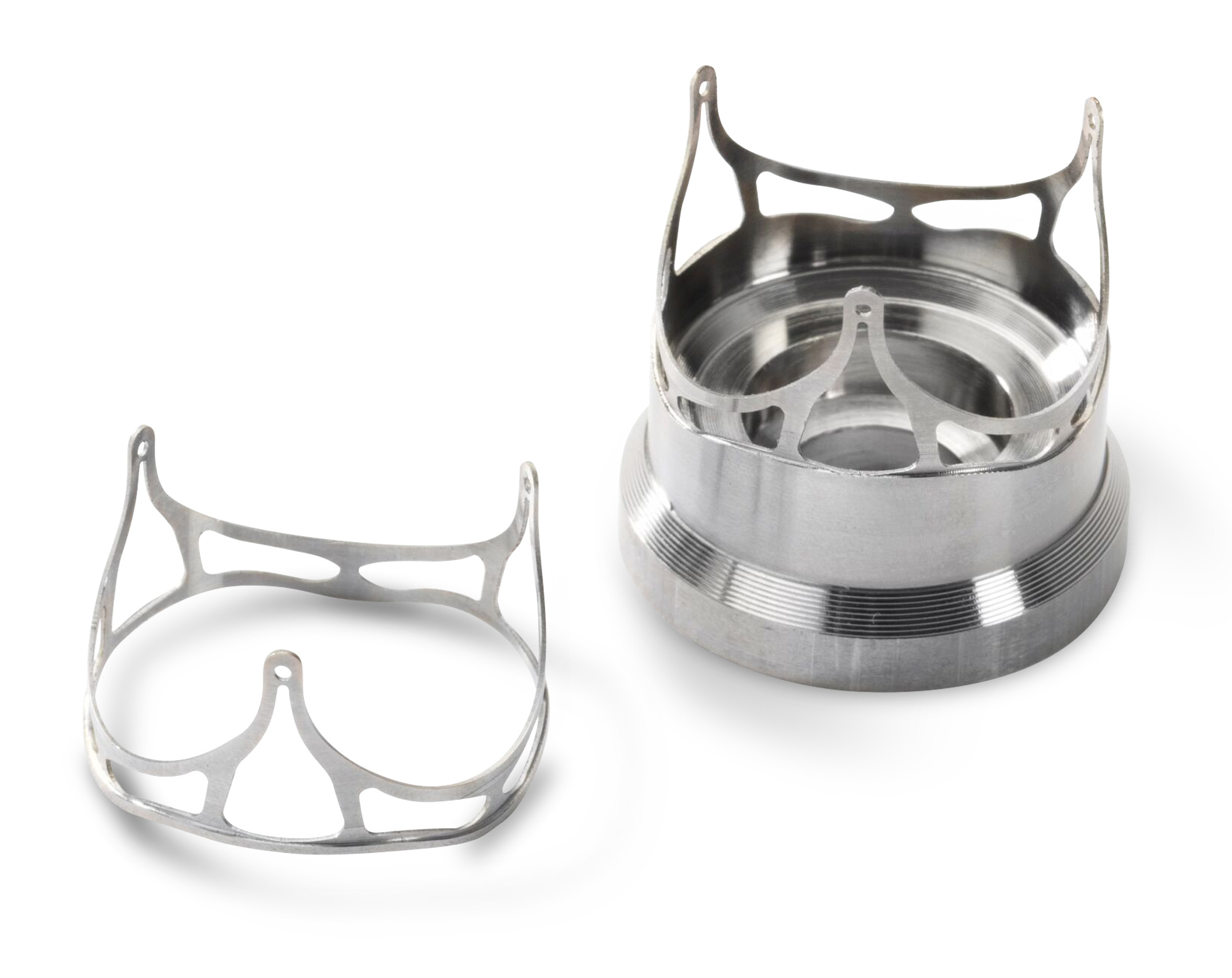 Laser-swiss machined medical parts